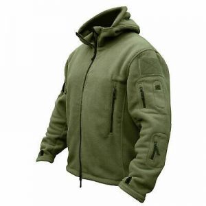 Tactical Recon Fleece Jacket Army Hoodie Security Police Hoody Combat Full Zip